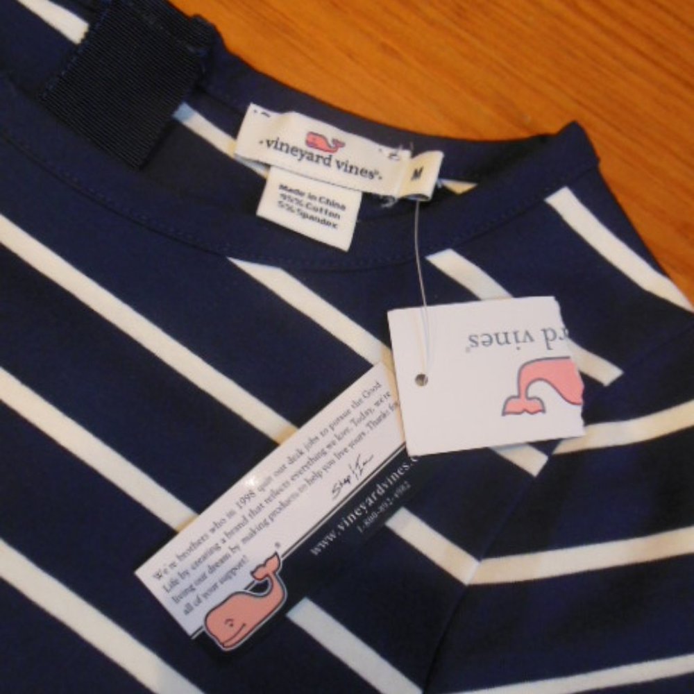 VINEYARD VINES 10-12 Anchor Printed Dress - Picture 2 of 3